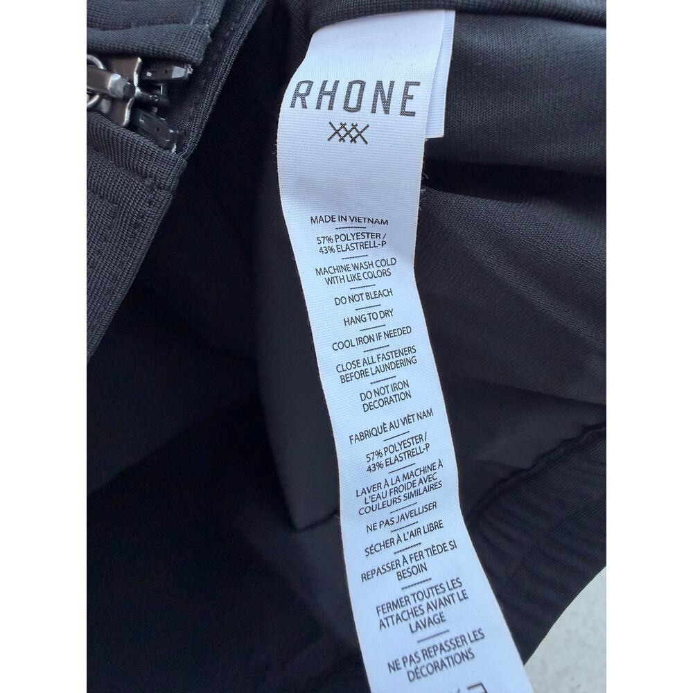 Rhone Men’s Medium Black Performance Full Zip Jacket NWT Stretch Commuter - Picture 5 of 9